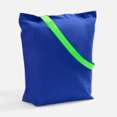 Шопер B5, синий с зелеными ручками Шопер B5, синий с зелеными ручками