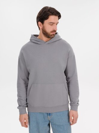 Худи оверсайз унисекс Outshine, серое Худи оверсайз унисекс Outshine, серое