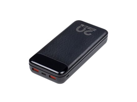 RIVACASE VA2580 (20 000mAh), QC/PD 20W внешний аккумулятор с дисплеем, черный /24 RIVACASE VA2580 (20 000mAh), QC/PD 20W внешний аккумулятор с дисплеем, черный /24