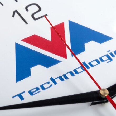 Часы настенные Vivid Large, синие Часы настенные Vivid Large, синие