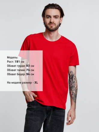 Футболка унисекс Ankara, красная Футболка унисекс Ankara, красная