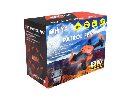 Радиоуправляемый квадрокоптер HIPER SKY PATROL FPV Радиоуправляемый квадрокоптер HIPER SKY PATROL FPV