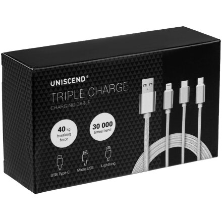 Кабель Triple Charge в футляре Кабель Triple Charge в футляре
