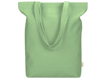 Сумка Fixy из переработанного хлопка с фиксирующей эластичной лентой, зеленое яблоко Сумка Fixy из переработанного хлопка с фиксирующей эластичной лентой, зеленое яблоко