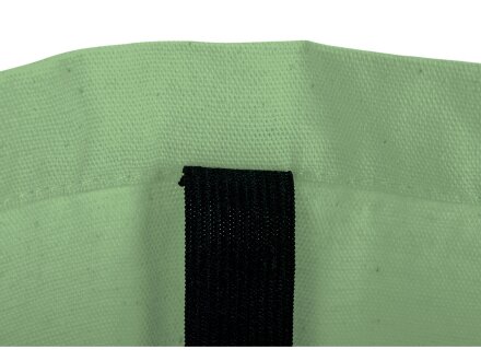 Сумка Fixy из переработанного хлопка с фиксирующей эластичной лентой, зеленое яблоко Сумка Fixy из переработанного хлопка с фиксирующей эластичной лентой, зеленое яблоко