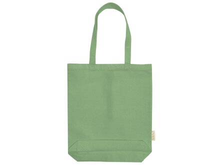 Сумка Fixy из переработанного хлопка с фиксирующей эластичной лентой, зеленое яблоко Сумка Fixy из переработанного хлопка с фиксирующей эластичной лентой, зеленое яблоко