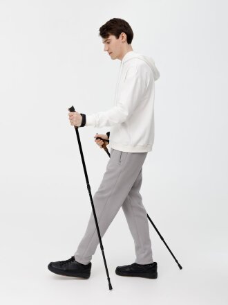 Палки для скандинавской ходьбы Trekk, черные Палки для скандинавской ходьбы Trekk, черные