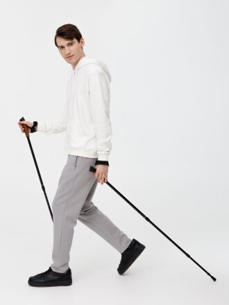 Палки для скандинавской ходьбы Trekk, черные Палки для скандинавской ходьбы Trekk, черные