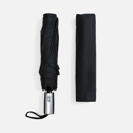 Зонт складной Fiber, черный