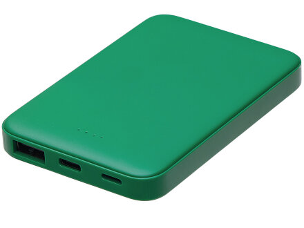 Внешний аккумулятор Simp, 5000 мАч, зеленый