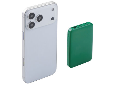 Внешний аккумулятор Simp, 5000 мАч, зеленый