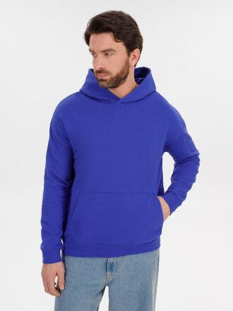Худи оверсайз унисекс Outshine, ярко-синее Худи оверсайз унисекс Outshine, ярко-синее