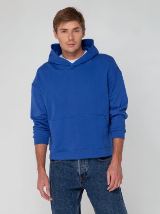 Худи оверсайз унисекс Outshine, ярко-синее Худи оверсайз унисекс Outshine, ярко-синее