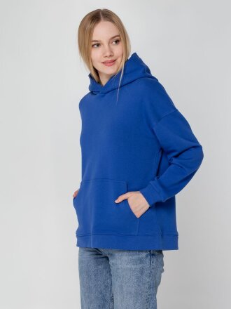 Худи оверсайз унисекс Outshine, ярко-синее Худи оверсайз унисекс Outshine, ярко-синее