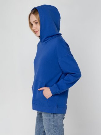 Худи оверсайз унисекс Outshine, ярко-синее Худи оверсайз унисекс Outshine, ярко-синее