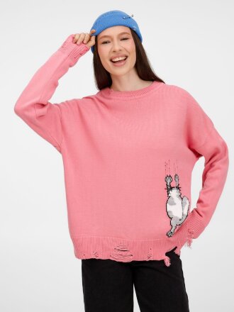 Джемпер Sharpick, розовый (фламинго) Джемпер Sharpick, розовый (фламинго)
