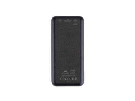 RIVACASE VA2582 (20 000mAh), QC/PD 22.5W внешний аккумулятор с дисплеем, черный /24 RIVACASE VA2582 (20 000mAh), QC/PD 22.5W внешний аккумулятор с дисплеем, черный /24