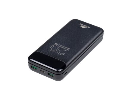 RIVACASE VA2582 (20 000mAh), QC/PD 22.5W внешний аккумулятор с дисплеем, черный /24 RIVACASE VA2582 (20 000mAh), QC/PD 22.5W внешний аккумулятор с дисплеем, черный /24