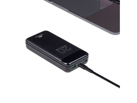RIVACASE VA2582 (20 000mAh), QC/PD 22.5W внешний аккумулятор с дисплеем, черный /24 RIVACASE VA2582 (20 000mAh), QC/PD 22.5W внешний аккумулятор с дисплеем, черный /24