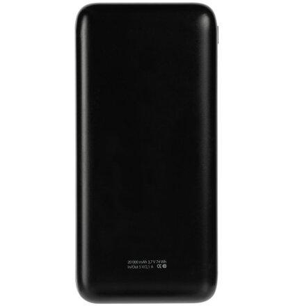 Внешний аккумулятор Gamechanger 20000 мАч, черный Внешний аккумулятор Gamechanger 20000 мАч, черный