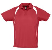 Спортивная рубашка поло Palladium 140 красная с белым Спортивная рубашка поло Palladium 140 красная с белым