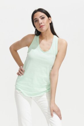 Майка женская Moka 110, черная Майка женская Moka 110, черная