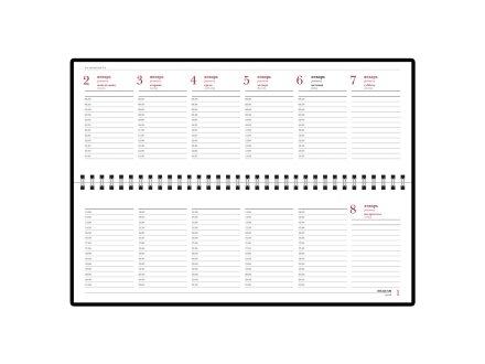 Планинг датированный Velvet 2026, бордовый Планинг датированный Velvet 2026, бордовый