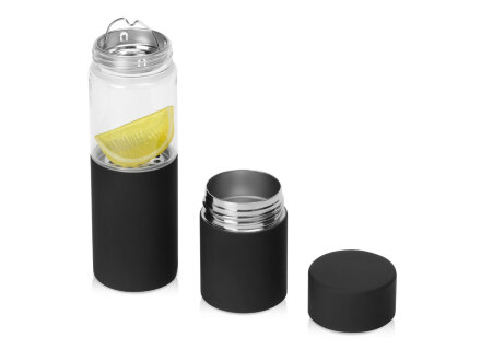 Бутылка для воды FLAVOUR U SEE, 460 мл, черный Бутылка для воды FLAVOUR U SEE, 460 мл, черный