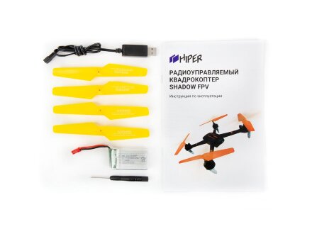 Радиоуправляемый квадрокоптер HIPER SHADOW FPV Радиоуправляемый квадрокоптер HIPER SHADOW FPV