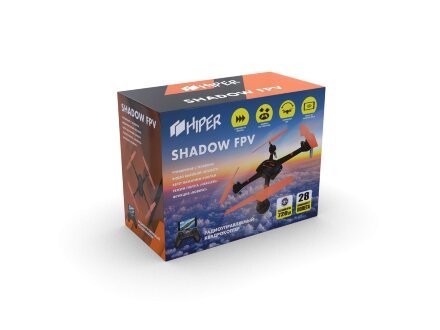Радиоуправляемый квадрокоптер HIPER SHADOW FPV Радиоуправляемый квадрокоптер HIPER SHADOW FPV
