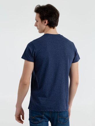 Футболка мужская Regent Fit 150, синий меланж Футболка мужская Regent Fit 150, синий меланж