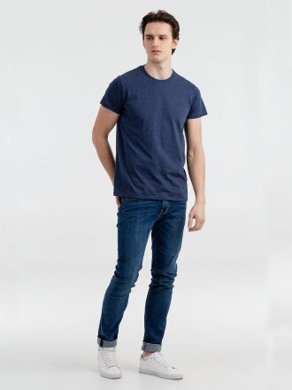 Футболка мужская Regent Fit 150, синий меланж Футболка мужская Regent Fit 150, синий меланж