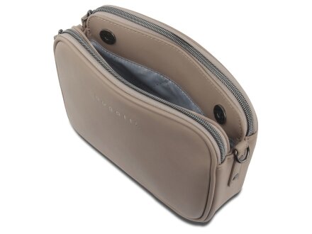 Сумка кросс-боди женская BUGATTI Almata, песочная, полиуретан, 21,5х6х15 см Сумка кросс-боди женская BUGATTI Almata, песочная, полиуретан, 21,5х6х15 см