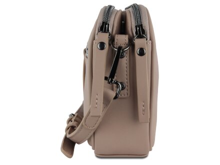 Сумка кросс-боди женская BUGATTI Almata, песочная, полиуретан, 21,5х6х15 см Сумка кросс-боди женская BUGATTI Almata, песочная, полиуретан, 21,5х6х15 см