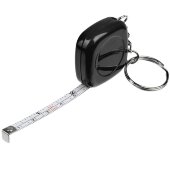 Брелок с рулеткой Metric, черный Брелок с рулеткой Metric, черный