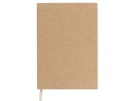 Блокнот из пробки А5 Passiflora, твердая обложка, 80 листов 80 гр/м2 переработанной белой бумаги,