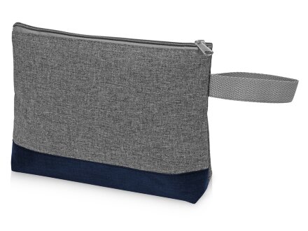 Косметичка двухцветная Trivium, серый/темно-синий Косметичка двухцветная Trivium, серый/темно-синий