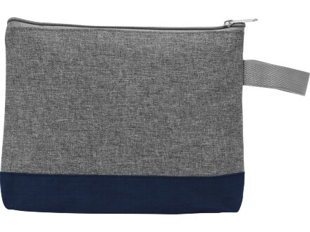 Косметичка двухцветная Trivium, серый/темно-синий Косметичка двухцветная Trivium, серый/темно-синий