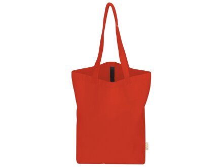 Сумка Fixy из переработанного хлопка с фиксирующей эластичной лентой, оранжевый Сумка Fixy из переработанного хлопка с фиксирующей эластичной лентой, оранжевый