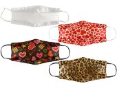 Маска для лица многоразовая с полноцветной запечаткой в крое, размер M-L, белый Маска для лица многоразовая с полноцветной запечаткой в крое, размер M-L, белый