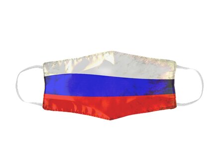 Маска для лица многоразовая с полноцветной запечаткой в крое, размер M-L, белый Маска для лица многоразовая с полноцветной запечаткой в крое, размер M-L, белый