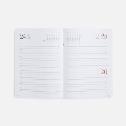 Ежедневник New Nebraska, датированный, черный Ежедневник New Nebraska, датированный, черный