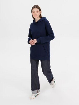 Худи оверсайз унисекс Outshine, темно-синее Худи оверсайз унисекс Outshine, темно-синее