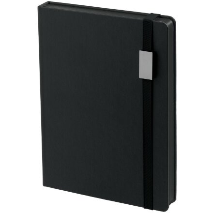 Ежедневник New Factor Metal, черный Ежедневник New Factor Metal, черный