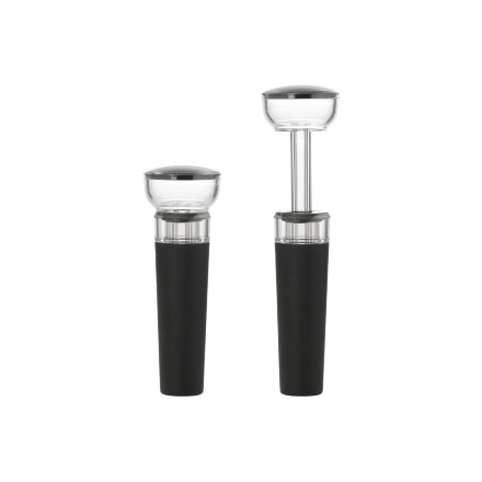 Набор для вина с электрическим штопором Sacramento, черный Набор для вина с электрическим штопором Sacramento, черный