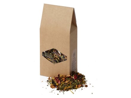 Чай Малина с мятой фруктовый, 70 г. (матовая упаковка) (Р)