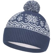 Шапка Elnik, серая с молочно-белым Шапка Elnik, серая с молочно-белым