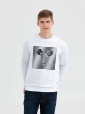 Свитшот Optical Mouse, белый Свитшот Optical Mouse, белый