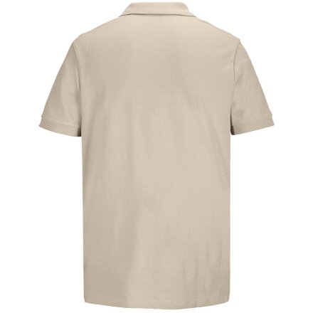 Рубашка поло унисекс Pacific, бежевая (льняная) Рубашка поло унисекс Pacific, бежевая (льняная)