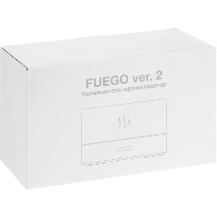 Увлажнитель-ароматизатор с имитацией пламени Fuego ver.2, белый Увлажнитель-ароматизатор с имитацией пламени Fuego ver.2, белый